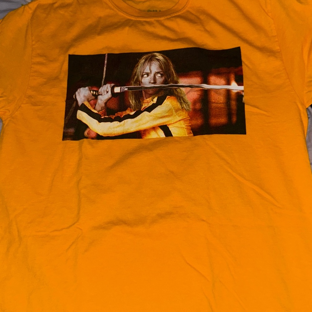 KILL BILL Graphic Yellow T-Shirt